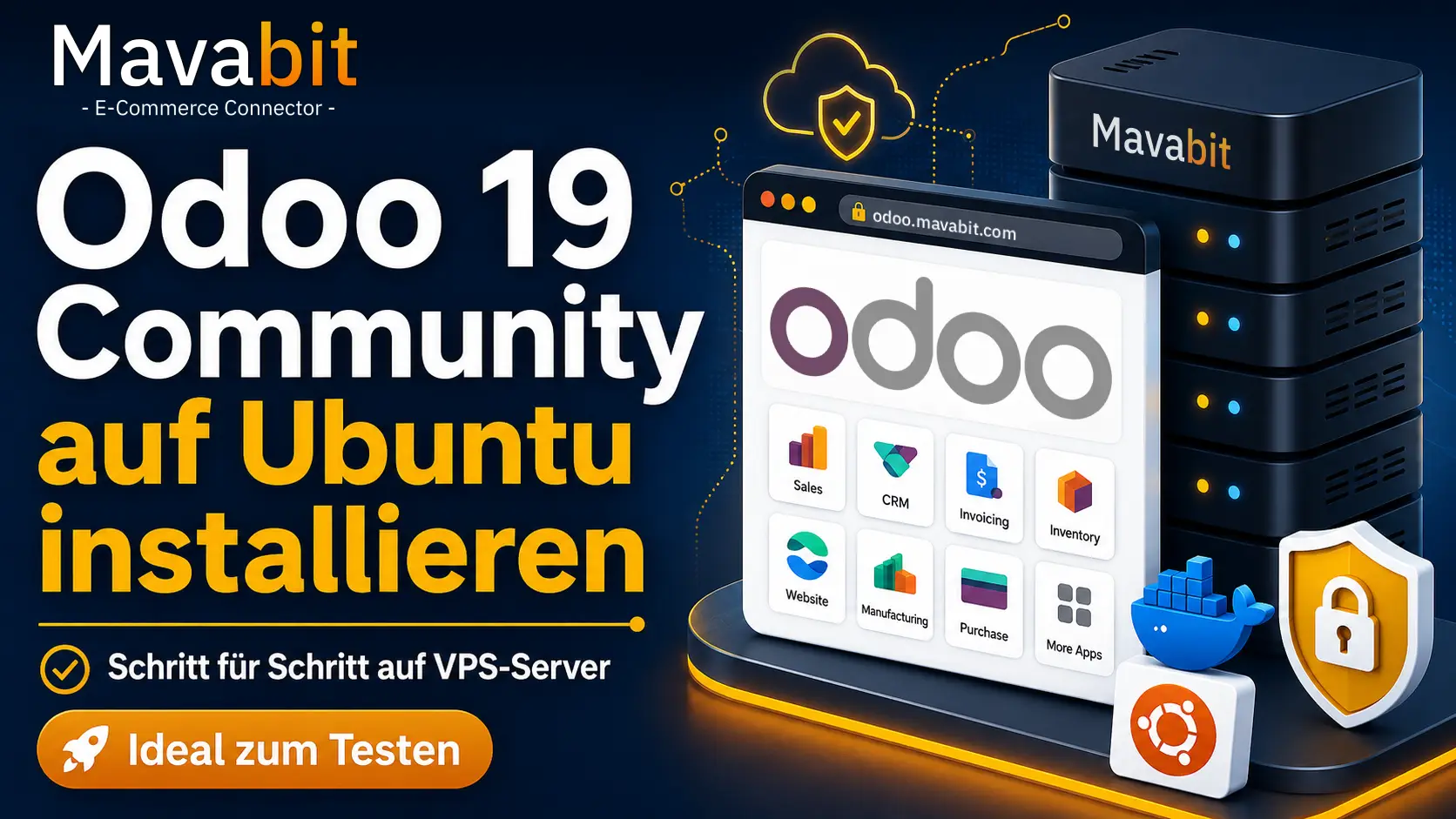 Bild zum Artikel: Odoo 19 – Schritt‑für‑Schritt Komplettinstallation auf einem Server